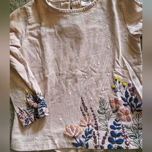 Zara Baby Girl floral top